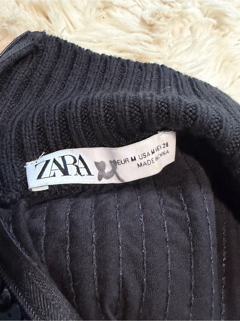 Zara Long Black Sequin Limited Edition Dress - Size Medium - Picture 6 of 6
